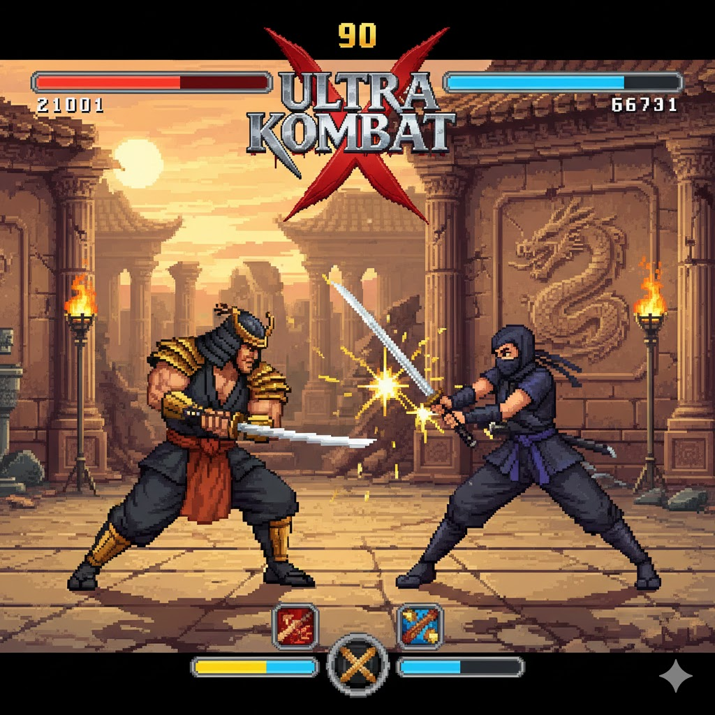 Scène de combat dans Ultra Kombat X